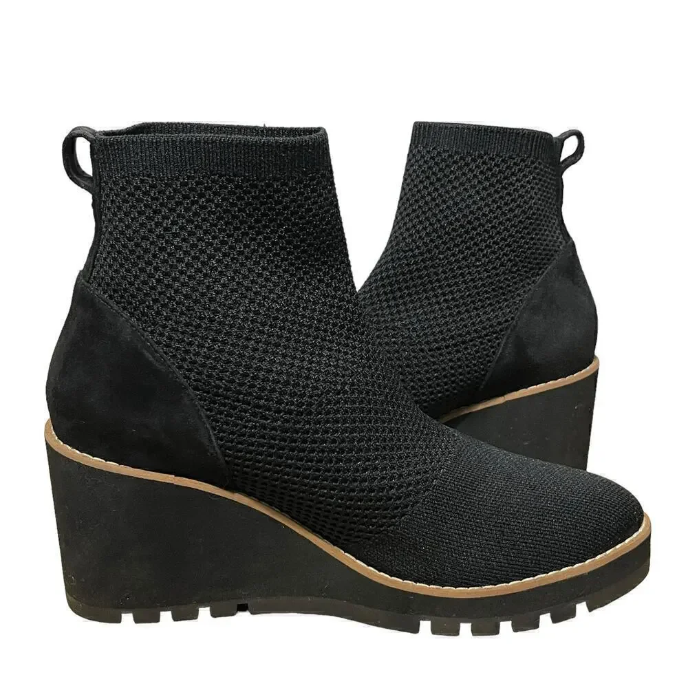 Eileen Fisher London Recycled Stretch Knit Bootie /Size-8